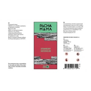 Pacha Mama Strawberry Watermelon 20ml to 120ml Flavor (1)